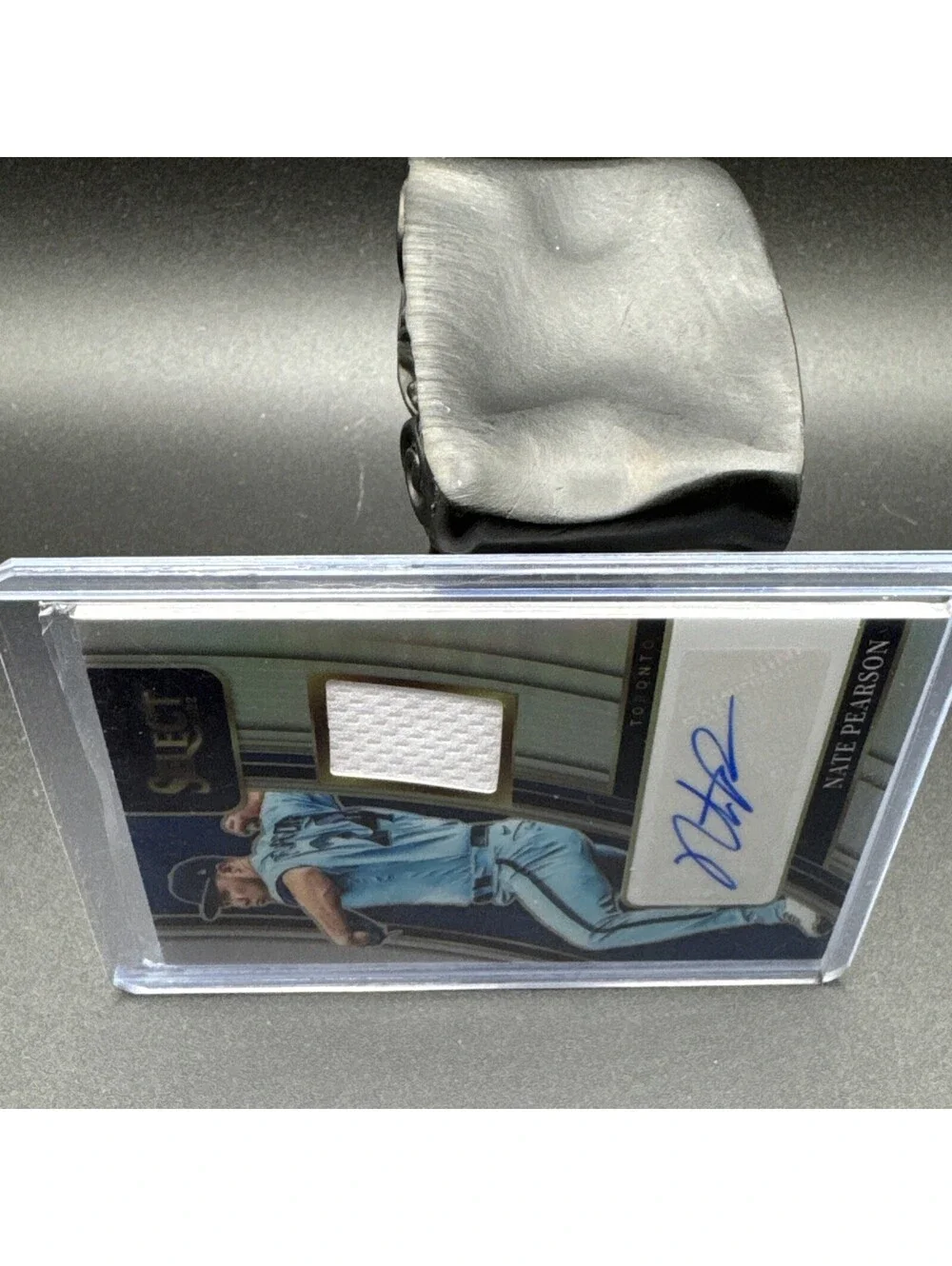 Nate Pearson Select Autograph & Swatch No. SM-NP 2022 - 73/99 with Protector